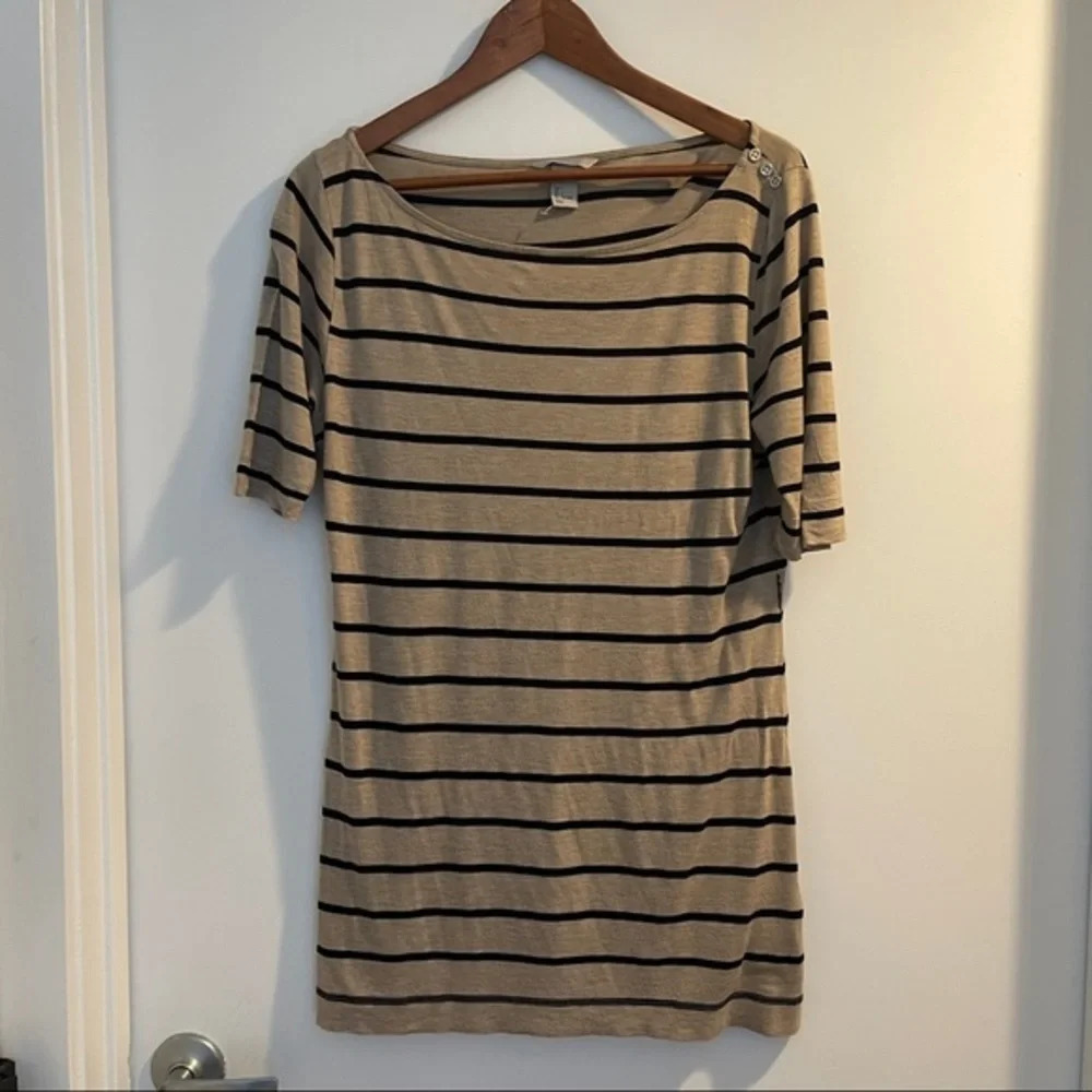 Tunic H&M short sleeves L beige